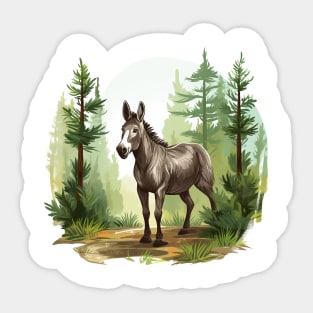 Little Donkey Sticker